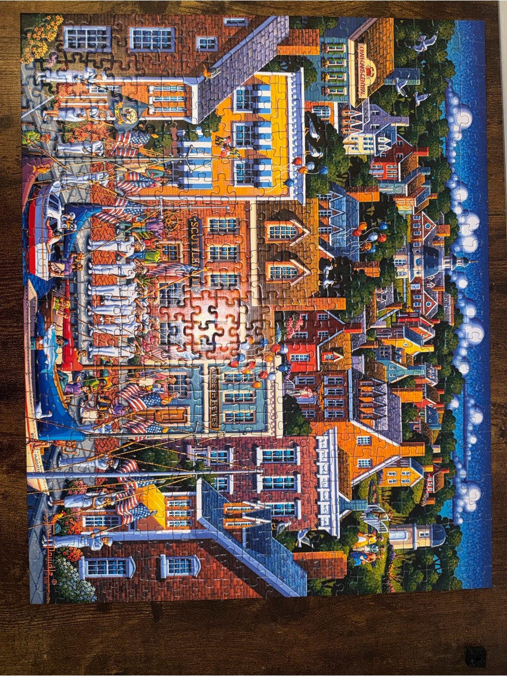 Historic Annapolis Finished Puzzle